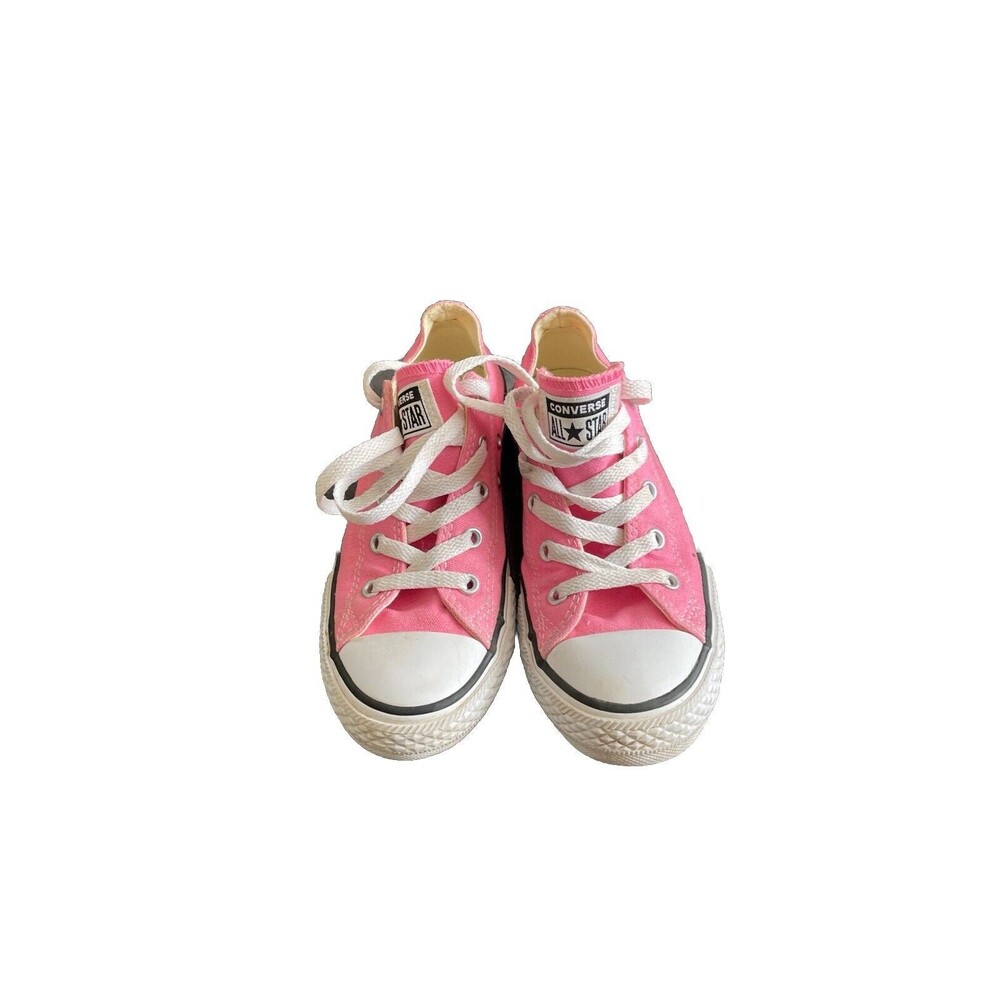 Converse All Star Canvas Low Sneakers Pink Size 2 #A1